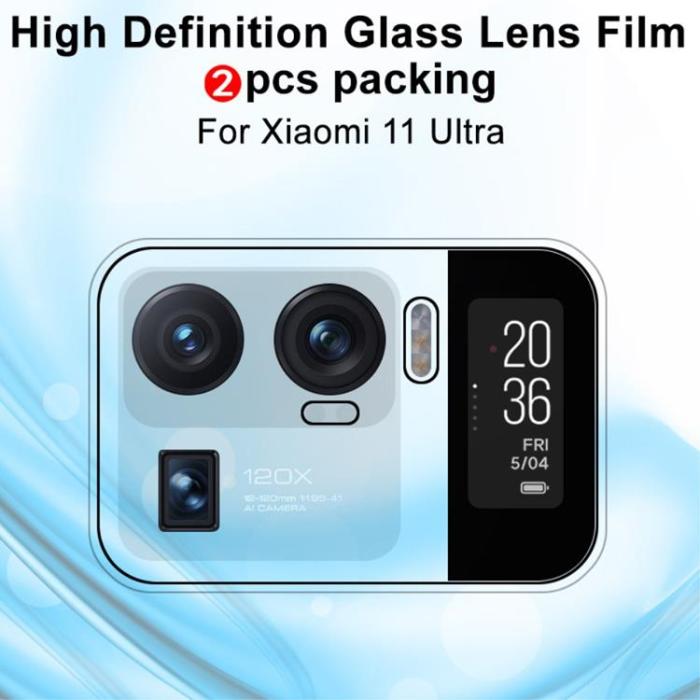 Imak - IMAK Kameralinsskydd i Härdat Glas Xiaomi Mi 11 Ultra - Clear
