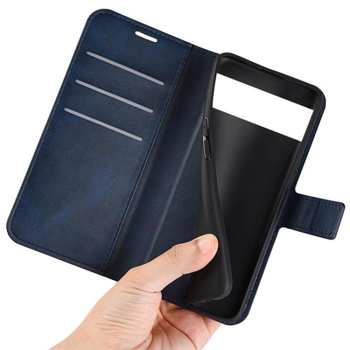 A-One Brand - Google Pixel 6a Plånboksfodral Magnetic Folio Flip - Blå