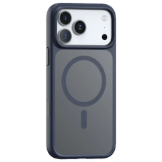 Torras - TORRAS iPhone 17 Pro Mobilskal MagSafe Matte PC + TPU - Mörkblå