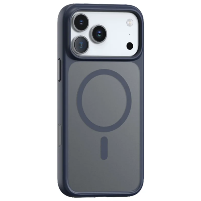 Torras - TORRAS iPhone 17 Pro Mobilskal MagSafe Matte PC + TPU - Mörkblå
