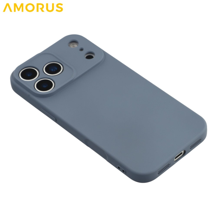 Amorus - AMORUS iPhone 17 Pro Max Mobilskal Precise Cutouts - Lavendelgrå