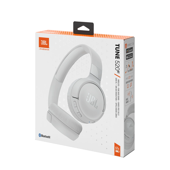 JBL - JBL On-Ear Hörlurar Trådlösa Bluetooth 5.3 - Vit