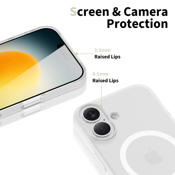 Tech-Protect - Tech-Protect iPhone 17 Mobilskal Magsafe Slim - Matte Vit