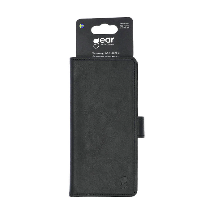 GEAR - GEAR Galaxy A52 4G/5G Plånboksfodral - Svart