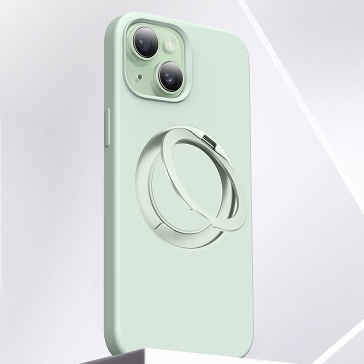 iPhone 15 Mobilskal MagSafe Silikon Roterande Kickstand | 2353 | AlltMobil