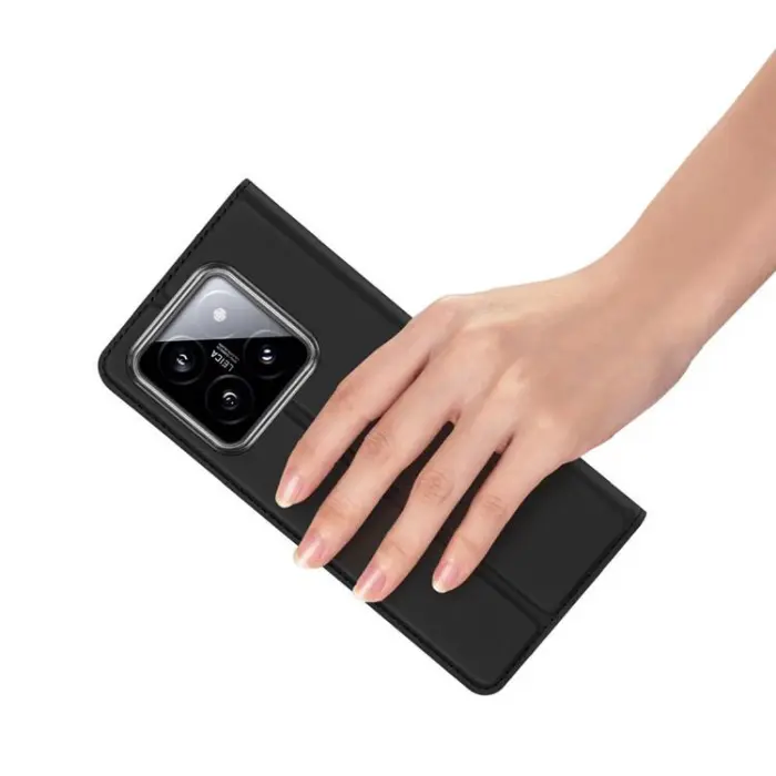 Dux Ducis - Dux Duxis Xiaomi 14 Plånboksfodral Skin Pro - Svart