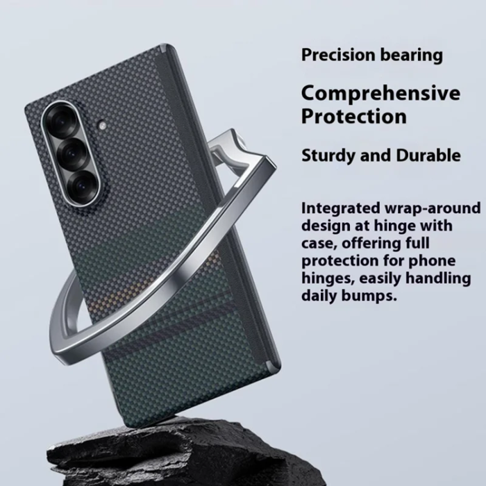 Benks - BENKS Galaxy Z Fold 7 5G Mobilskal Magsafe kevlar Aramid Fiber - Aurora Weave