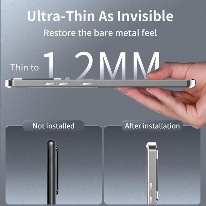 OEM - Galaxy S23 FE Mobilskal Magsafe Magnetic Metall - Silver