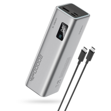 Cuktech - Cuktech Powerbank 20000 mAh 100W 2xUSB-C 1xUSB-A - Gr&aring;