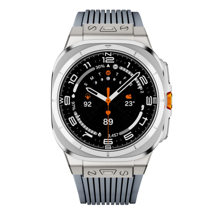 A-One Brand - Galaxy Watch Ultra 47mm Armband Titanium Connector - Grå