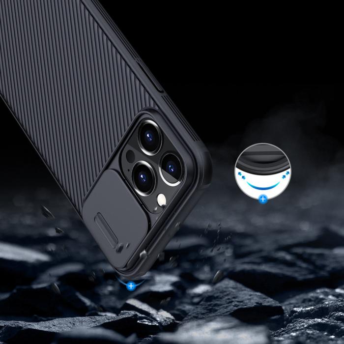 UTGATT1 - Nillkin CamShield Pro Skal iPhone 13 Pro Max - Svart