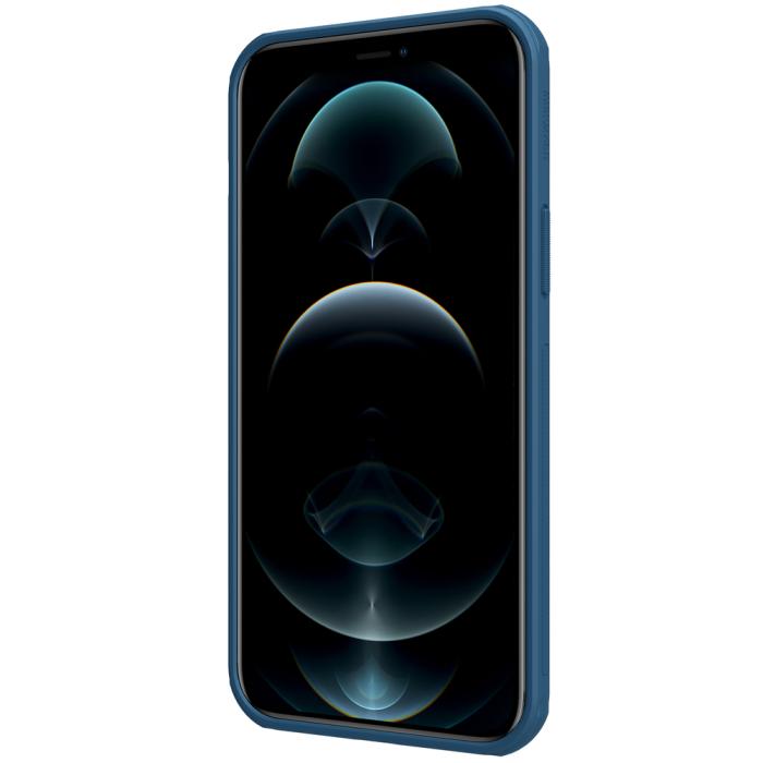 Nillkin - Nillkin Super Frosted Shield Pro Skal iPhone 13 Pro Max - Blå
