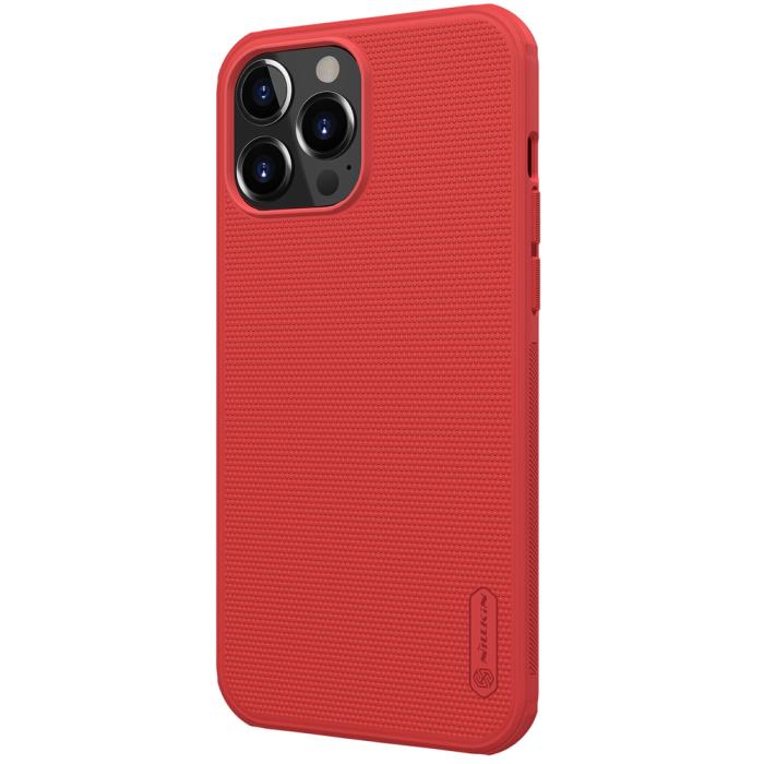 Nillkin - Nillkin Super Frosted Shield Pro Skal iPhone 13 Pro Max - Röd