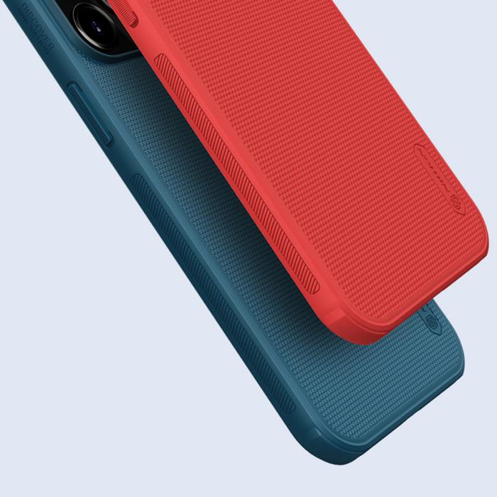 Nillkin - Nillkin Super Frosted Shield Pro Skal iPhone 13 Pro Max - Röd