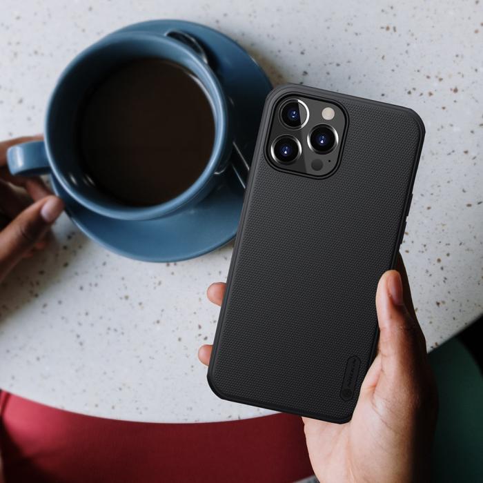 Nillkin - Nillkin Super Frosted Shield Pro Skal iPhone 13 Pro Max - Svart
