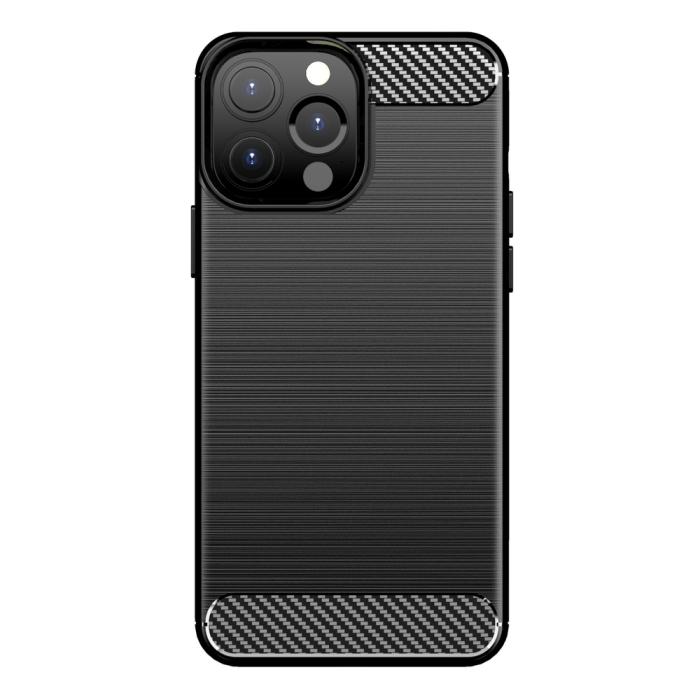 Nillkin - Nillkin Synthetic Fiber Carbon Skal iPhone 13 Pro Max - Svart