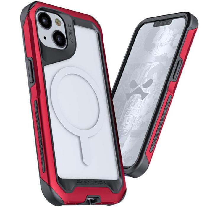 Ghostek - Ghostek Magsafe Atomic Slim Skal iPhone 13 - Röd