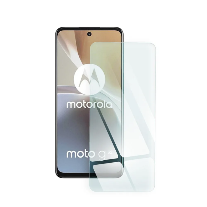 Blue Star - Blue Star Motorola Moto G32 Härdat Glas Skärmskydd - Clear