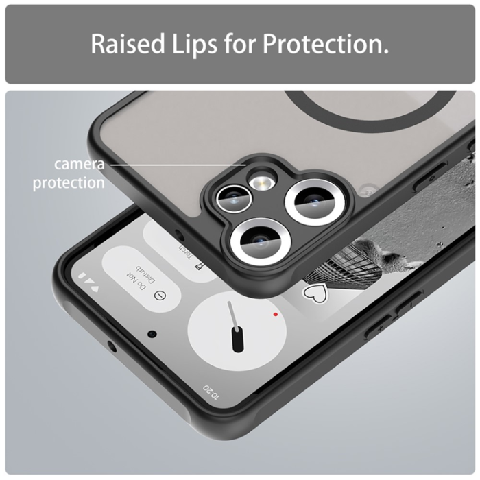 A-One Brand - Nothing CMF Phone 2 Pro Mobilskal MagSafe Anti Drop - Svart