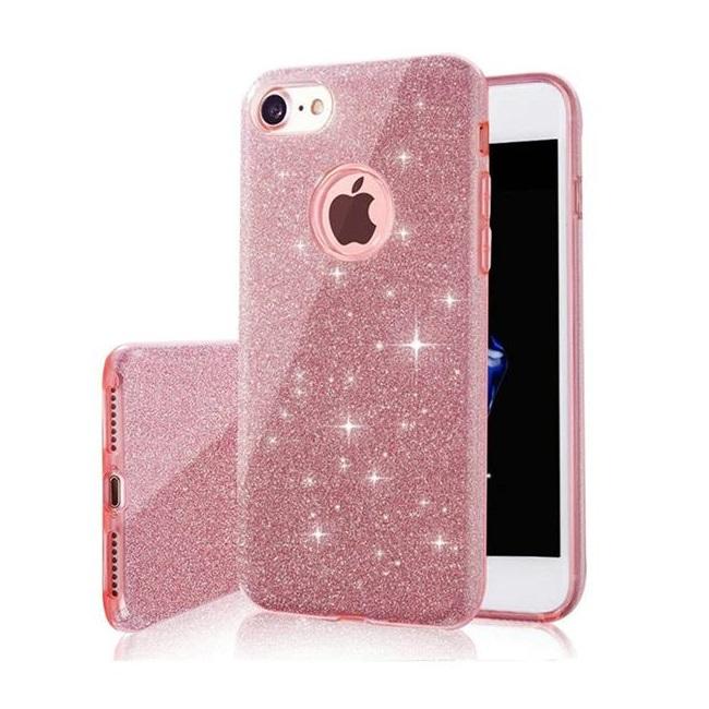 Galaxy S25 Mobilskal Glitter 3in1 - Rosa | 2353 | AlltMobil