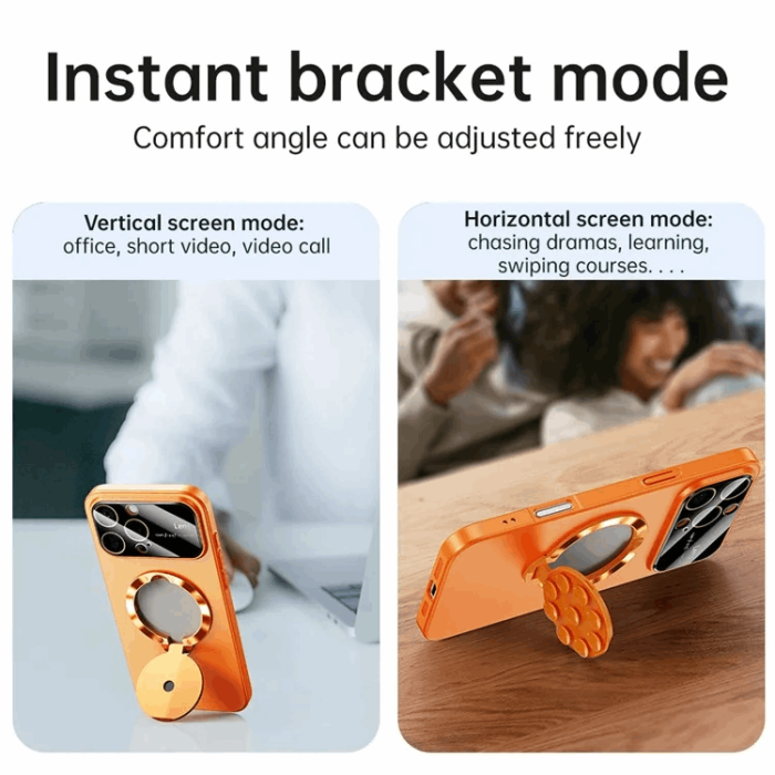 OEM - iPhone 15 Pro Max Mobilskal Magsafe Sugkopphållare Kickstand