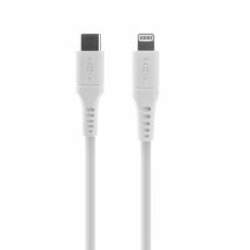 FIXED - FIXED USB-C Till Lightning Kabel Silicone 1.2m - Vit
