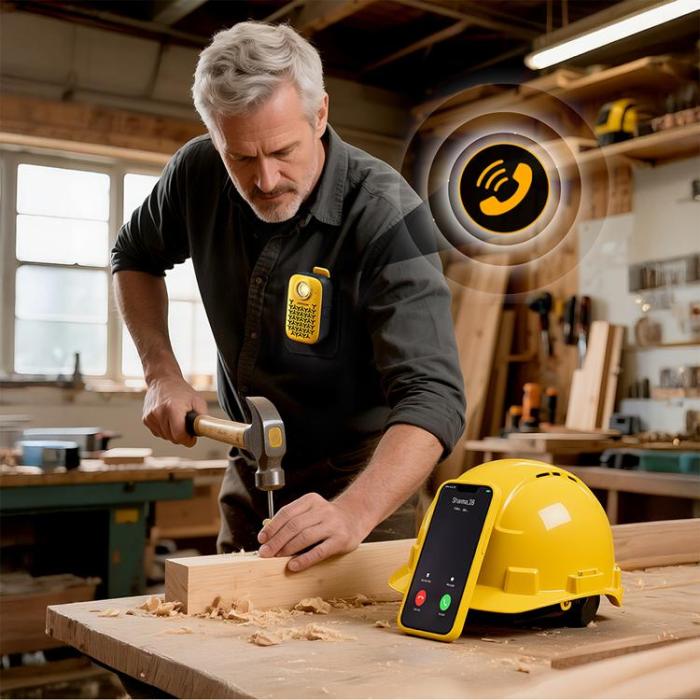 Joyroom - Joyroom Bärbar Bluetooth-Högtalare med Inbyggd Ficklampa Tålig Maya - Gul