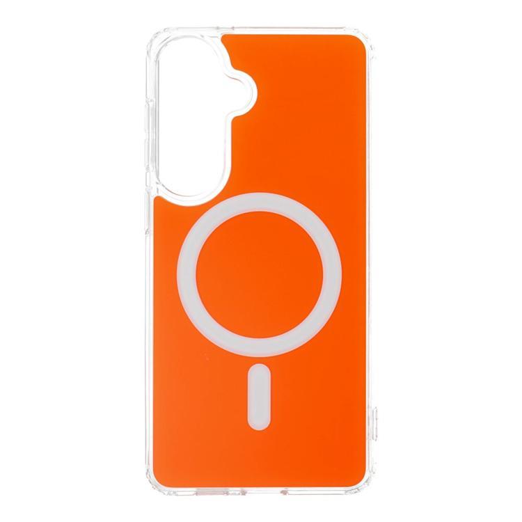 Mobilskal För Galaxy S26 Plus MagSafe Clear Fusion Mag - Orange