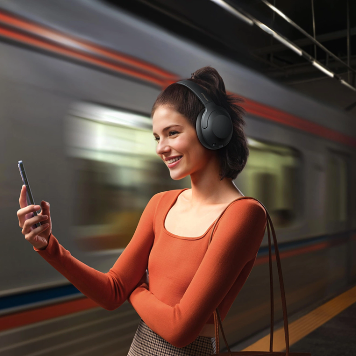 Joyroom - Joyroom Over-Ear Hörlurar Trådlösa ANC Bluetooth - Svart