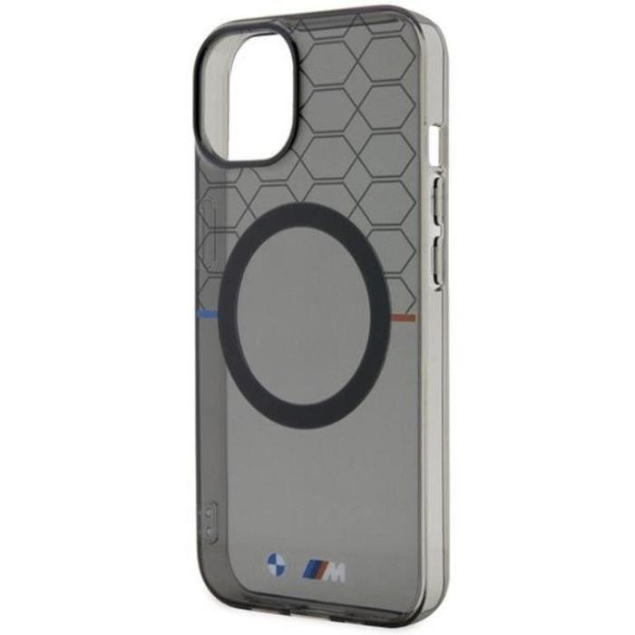 BMW - BMW iPhone 14 Plus Mobilskal Magsafe Pattern - Grå