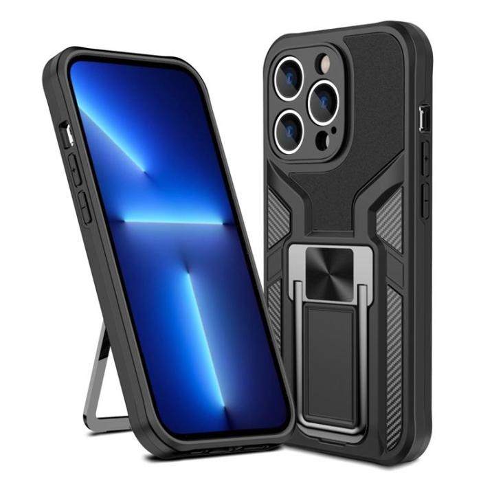 OEM - iPhone 14 Pro Max Skal Kickstand - Svart