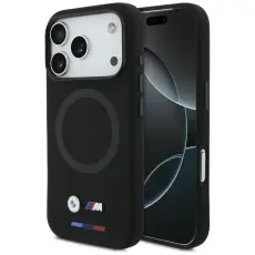 BMW - BMW Mobilskal till iPhone 17 Pro MagSafe M Silikon Logo - Svart