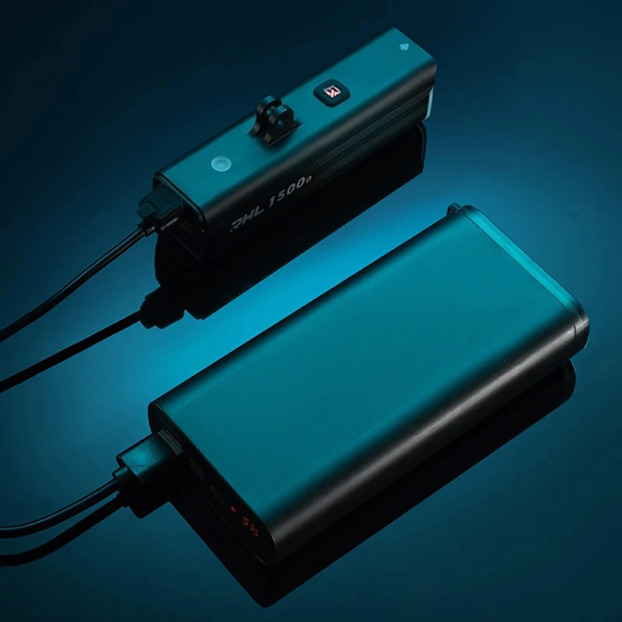 Rockbros - Rockbros Främre Cykelljus 5000mAh 1500lm IPX6 - Svart
