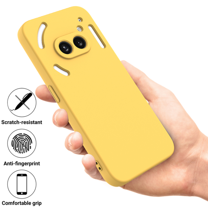 A-One Brand - Nothing Phone (2a) Plus Mobilskal Liquid Silikon med Handrem