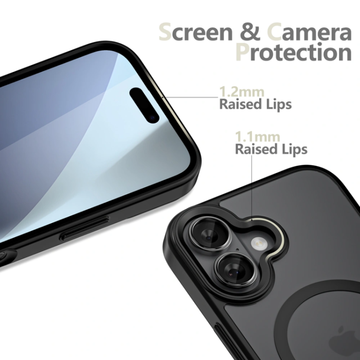 Tech-Protect - Tech-Protect iPhone 17 Mobilskal Magsafe Matte - Svart