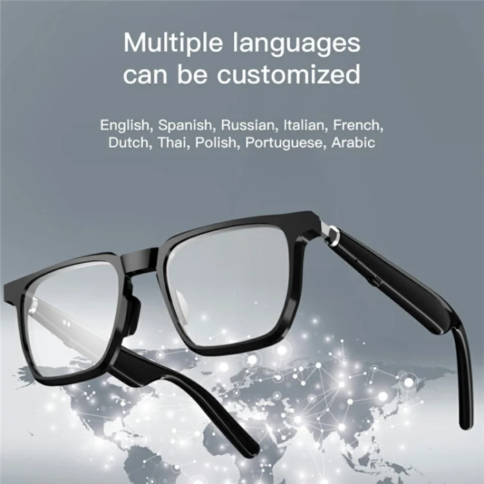 OEM - Smart Glasses Bluetooth-kompatibla hörlurar G01-09 - Svart