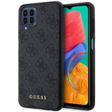 Guess - Guess Galaxy M33 5G Mobilskal Metall Guld Logo - Grå