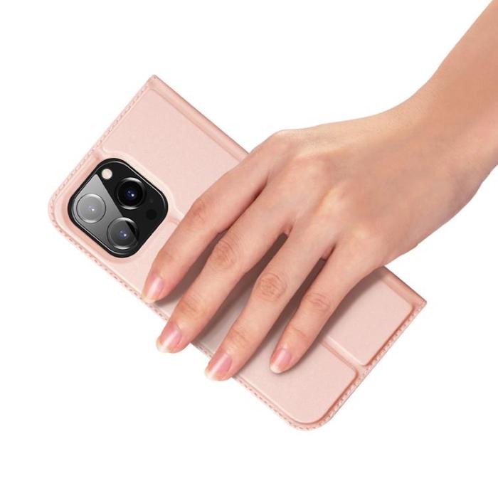 Dux Ducis - Dux Ducis iPhone 15 Pro Max/iPhone 15 Ultra Plånboksfodral Skin Pro - Rosa