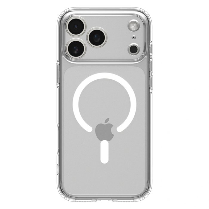 Spigen - Spigen iPhone 17 Pro Max Mobilskal Magsafe Ultra Hybrid - Clear/Vit
