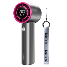Remax - REMAX Handfläkt 3600 mAh med Display RS-SF11 - Mattlila