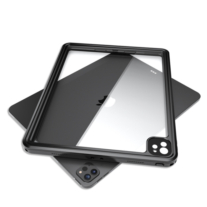 OEM - iPad Pro 10.5 (2017/2019) Skal SHELLBOX Vattentät Shockproof - Svart