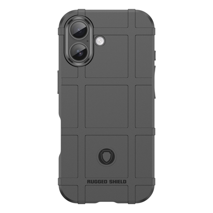 A-One Brand - iPhone 17 Mobilskal Grid Design Scratch-Proof Soft TPU - Svart