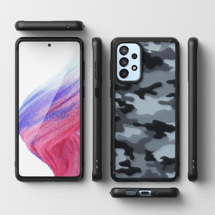 OEM - Ringke Fusion Matte Skal Galaxy A73 - Svart