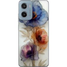 iSecrets - Mobilskal till Motorola Moto E15 med Silkesblommor