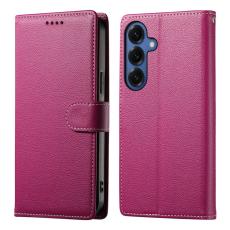 OEM - Pl&aring;nboksfodral f&ouml;r Samsung Galaxy S26 Magnetiskt Konstl&auml;der - Rosa