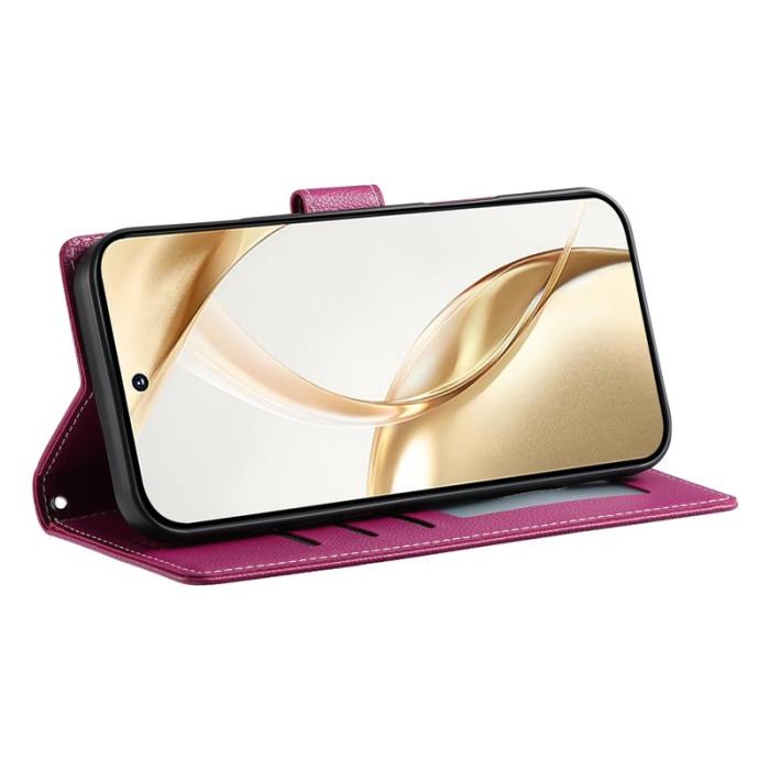 OEM - Plånboksfodral för Samsung Galaxy S26 Magnetiskt Konstläder - Rosa