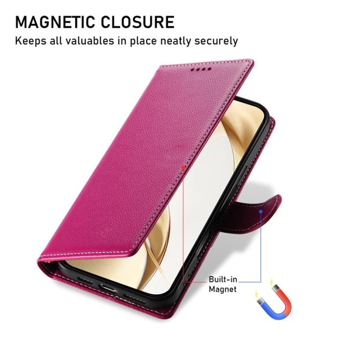 OEM - Plånboksfodral för Samsung Galaxy S26 Magnetiskt Konstläder - Rosa