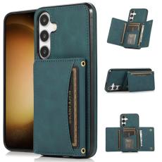 OEM - Pl&aring;nboksfodral f&ouml;r Samsung Galaxy S26 Tri-Fold Kickstand Konstl&auml;der - Bl&aring;