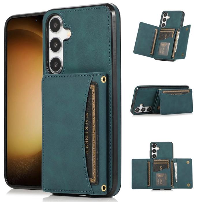 OEM - Plånboksfodral för Samsung Galaxy S26 Tri-Fold Kickstand Konstläder - Blå