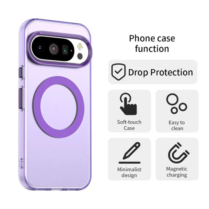 A-One Brand - Google Pixel 10/10 Pro Mobilskal Anti Drop - Lila